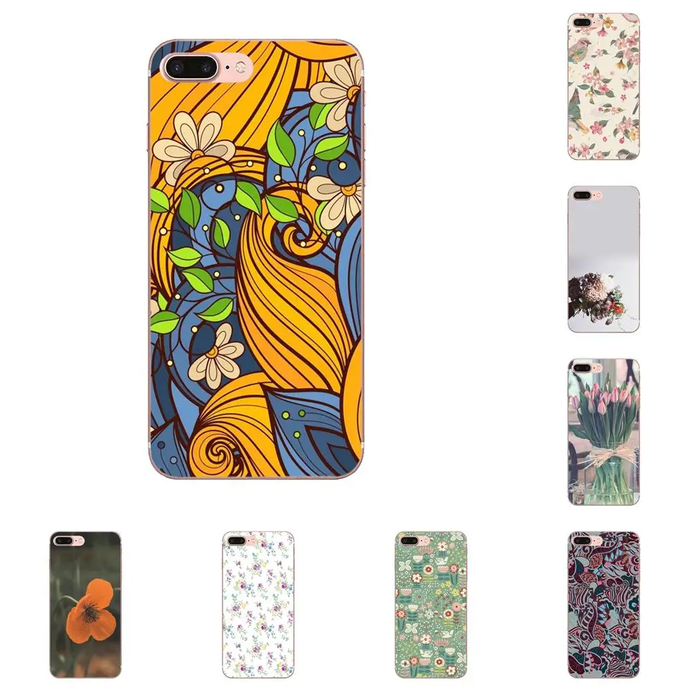 

New For Huawei P7 P8 P9 P10 P20 P30 Lite Mini Plus Pro Y9 Prime P Smart Z 2018 2019 Cute Cartoon 3d Relief Flower