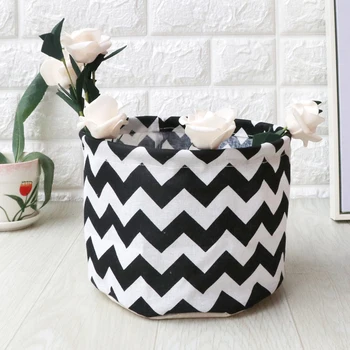 

Stylish New arrival Cloth waterproof foldable sundry desk top storage basket