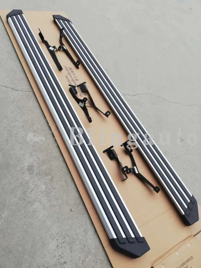 Подходит для VW. Volkswagen Touareg 2 шт. Левая Правая Беговая доска боковые шаги nerf бар Автомобильная педаль боковая лестница боковая панель