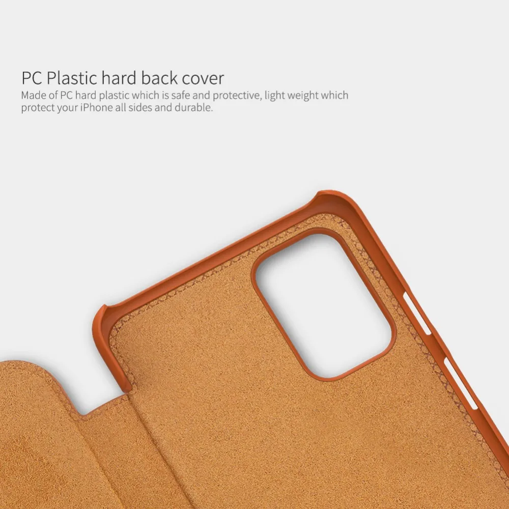 Pu Leather Case for Oneplus One Plus 8T 1+8T Cover Oneplus 8t Nillkin QIN Protective flip Cover wallet Case iphone 8 cardholder cases