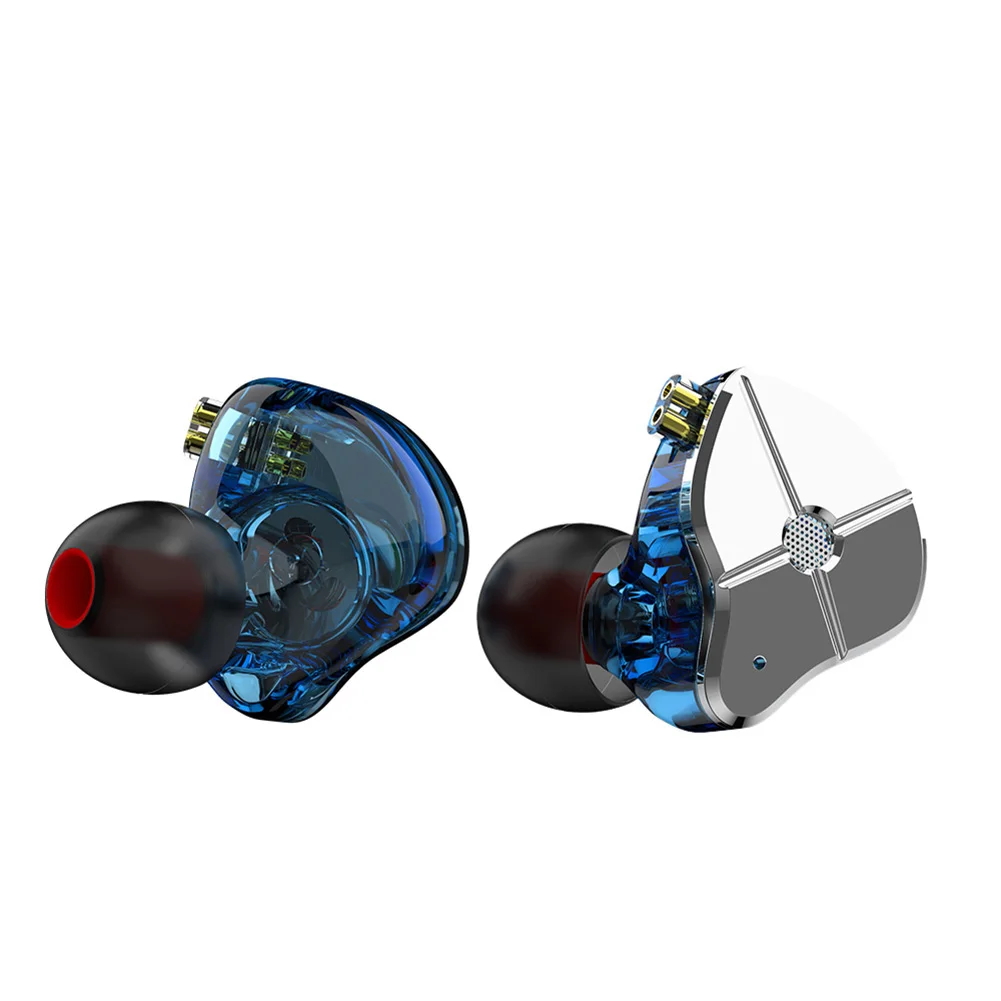 New TRN ST1 Ergonomic Wired Earplug Headset Detachable In Ear Eeaphone HiFi DJ Monitor Running Sport Earphone With Mic 