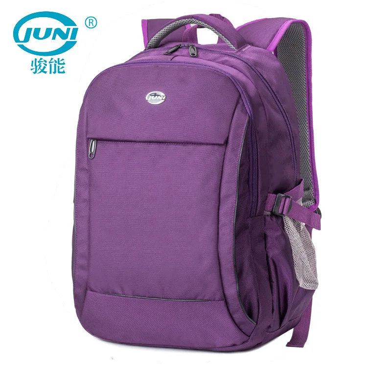 

Students Casual Computer Bag Backpack College Style School Bag Purple Free Printed Logo