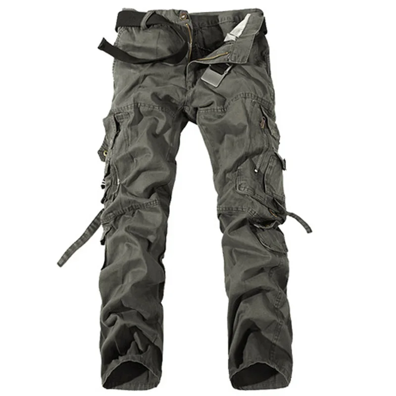 Men Trousers Pants Hiking Cotton Fashion Outdoor Slim Military Plus Size