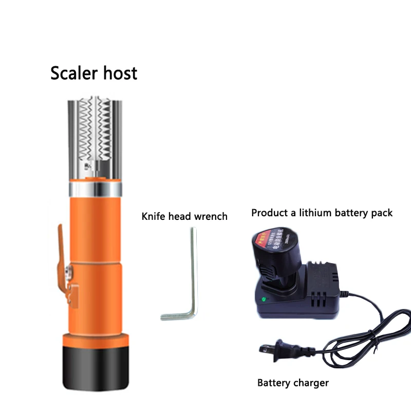 US $29.37 Electric Battery Scale Scraping Artifact Commercial Scraping Fish Scale Machine Killing Tools Stainless Steel Scraping To Scale