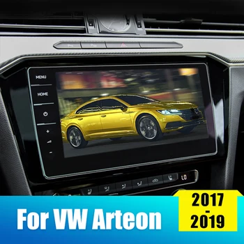 

9.2inch Car Screen Protective Film For VW Arteon 2017 2018 2019 Car GPS Navigation Screen Tempered Glass LCD Protector Sticker