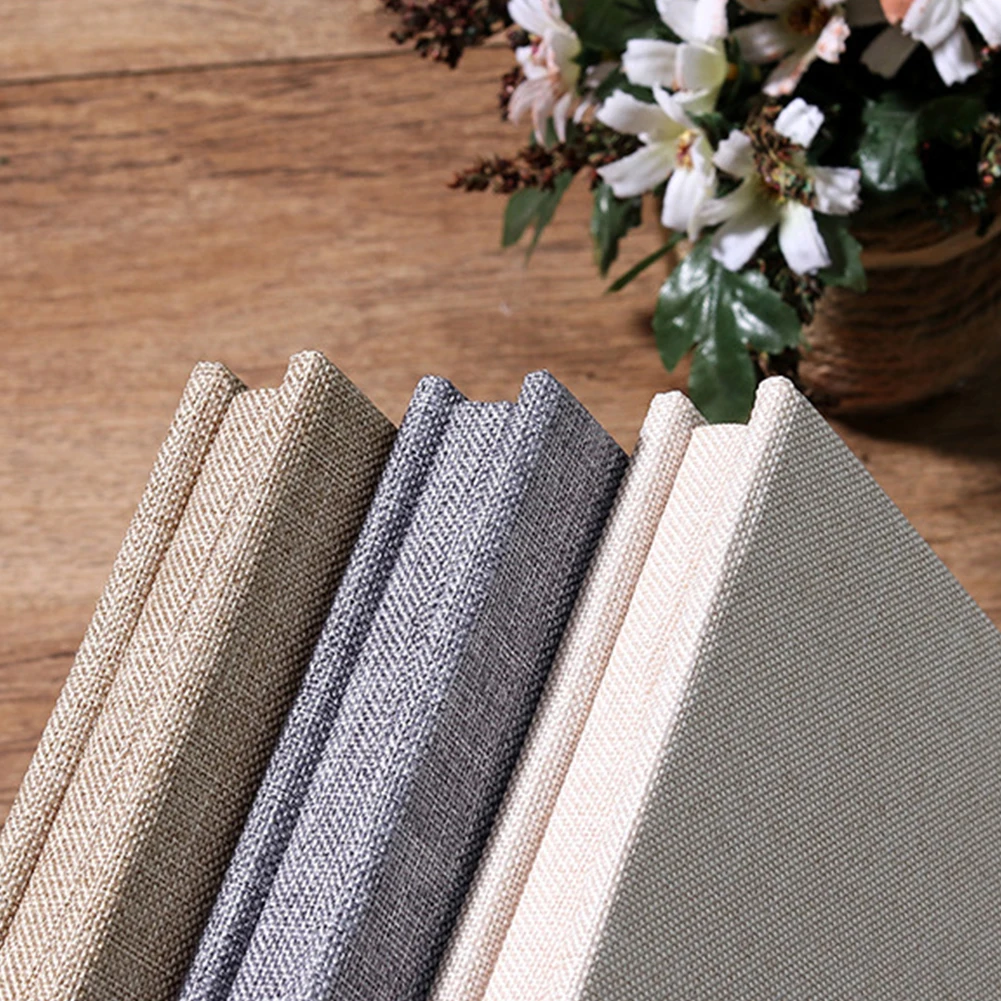 16inch Sticky Lovers Linen Wedding DIY Scrapbook Craft Handmade Paper Baby Anniversary Birthday Gift Memory Book Photo Album