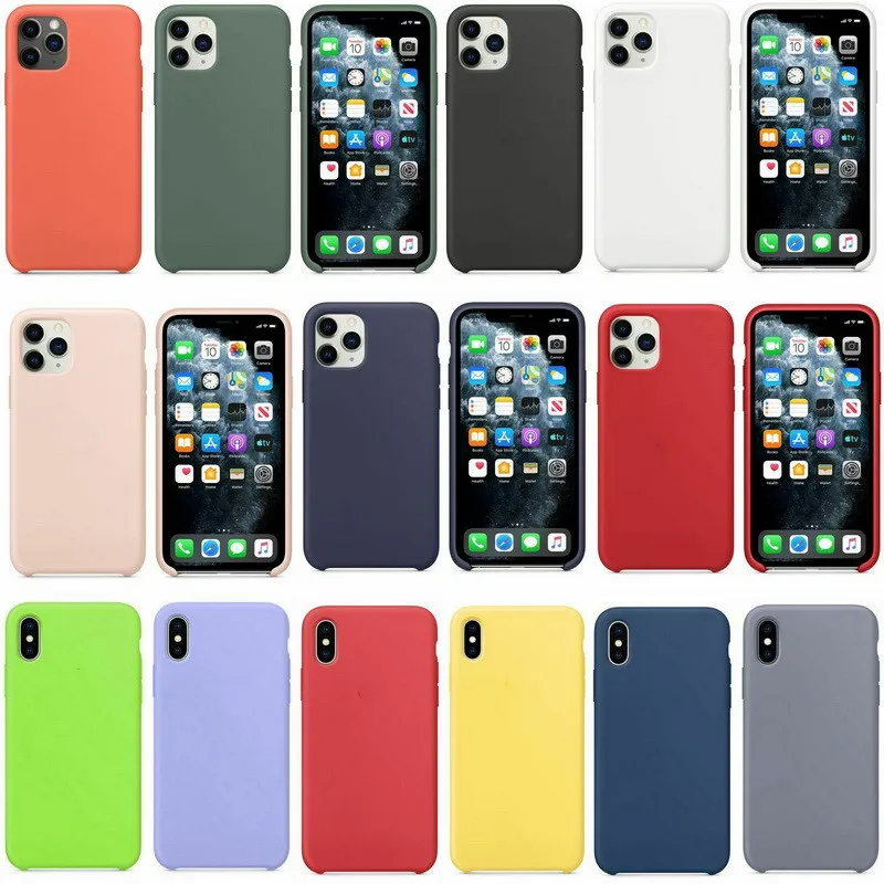 Iphone 15 цветовая гамма YISAHNGOU Luxury Original Official Silicone LOGO Case For iPhone 11 Pro Max Liqu