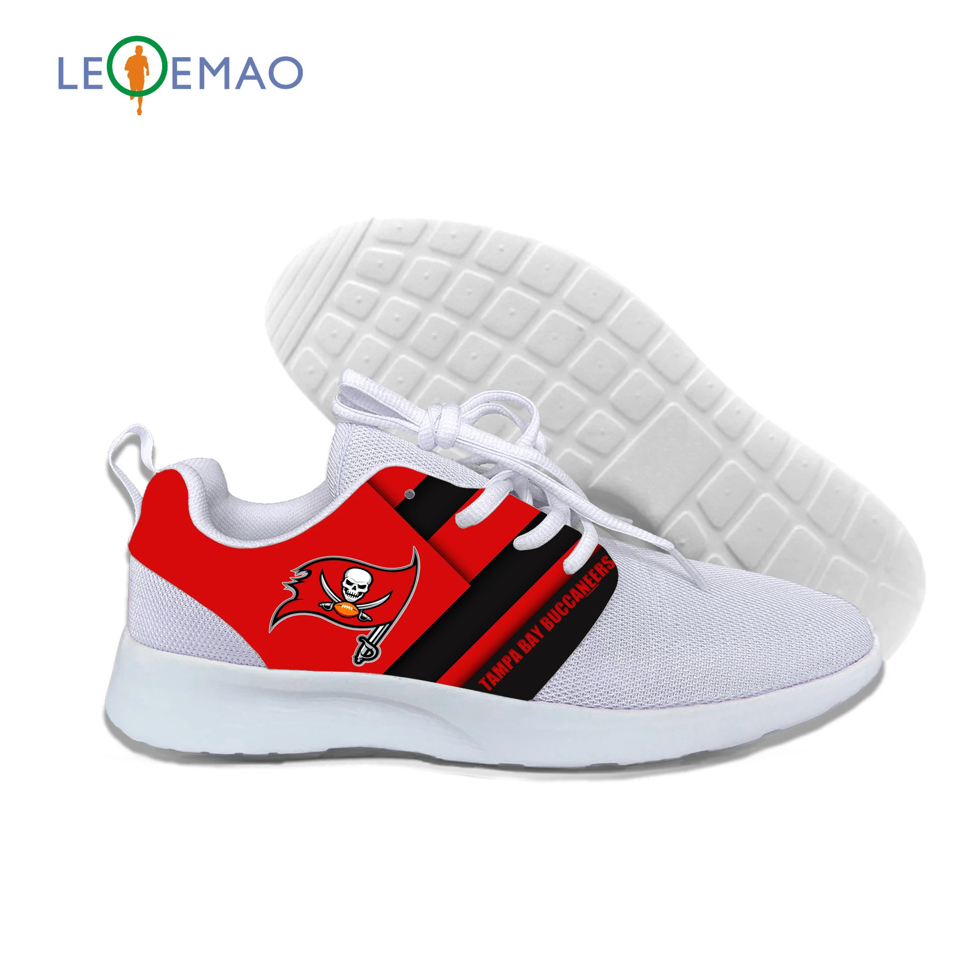 

Customize Buccaneers Images Design Unisex Low Top Cross Straps Mesh Sneakers Tampa Bay Football Fans Fashion Classic Zapatillas