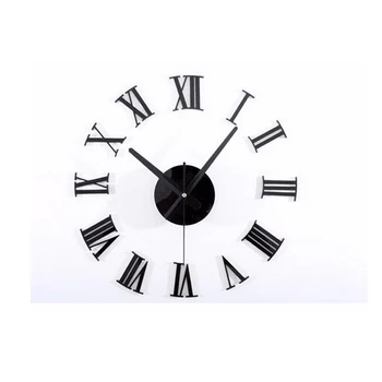 

limited rushed new arrival real acrylic quartz mirror needle watch wall stickers fashion clock fairy