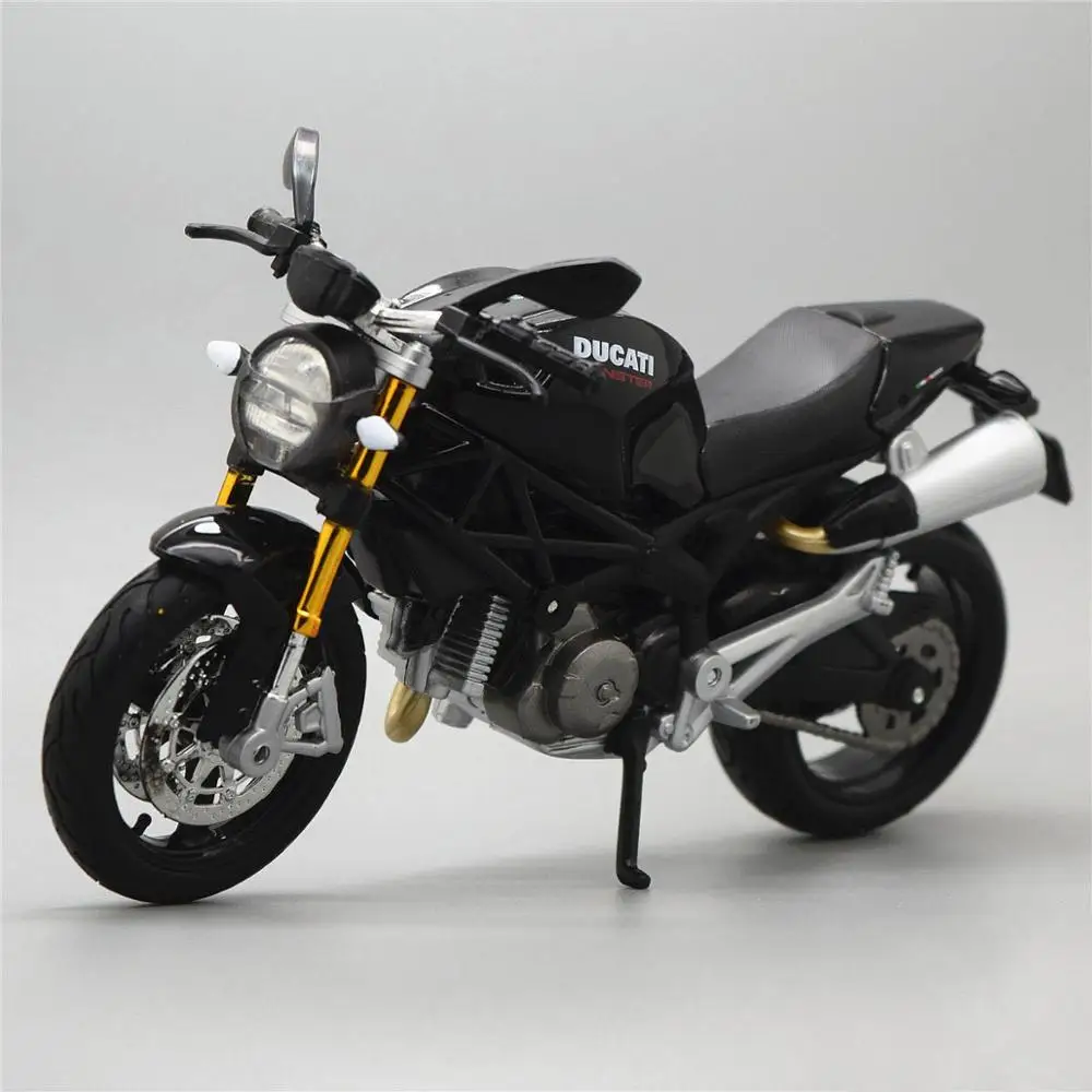 Maisto 1/12 BMW R1200GS мотоцикл литье под давлением дисплей Модель игрушки для детей мальчиков и девочек - Цвет: Ducati Monster 696 B