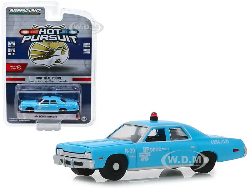 GL 1: 64 1974 DODGE MONACO MONTREAL модель автомобиля литья под давлением металлические игрушки подарок на день рождения для детей мальчика