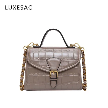 

Fashion Stone Pattern Leather Side Bags Small for Ladies Sac a Main Chain Crossbody Bags for Women 2020 New Luxury Handbags Luxe