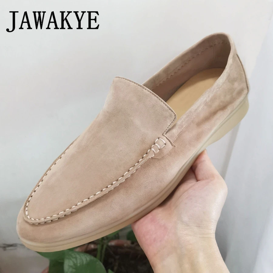 nude loafer mules