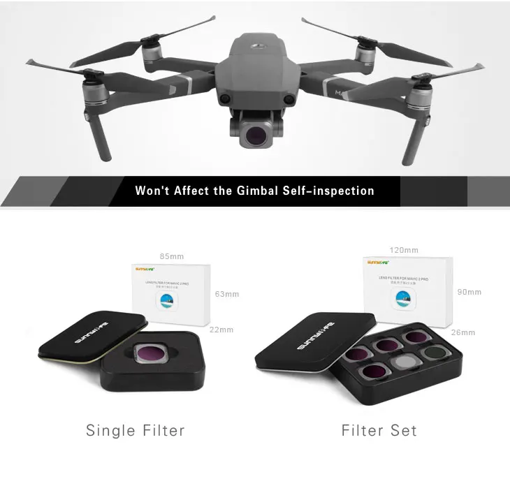 Фильтр для объектива UV CPL ND4 ND8 ND16 для MAVIC 2 PRO Drone Hasselblad камера поляризационный фильтр нейтральной плотности аксессуары для дрона