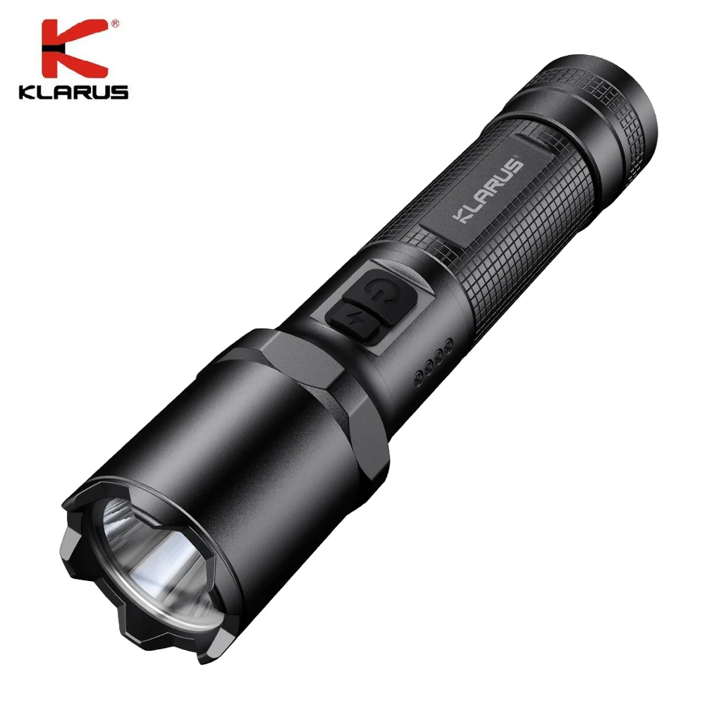 Klarus A1警察懐中電灯1100lm Led戦術的な懐中電灯withtype Cの充電自己防衛の武器 法執行機関 Led Flashlights Aliexpress
