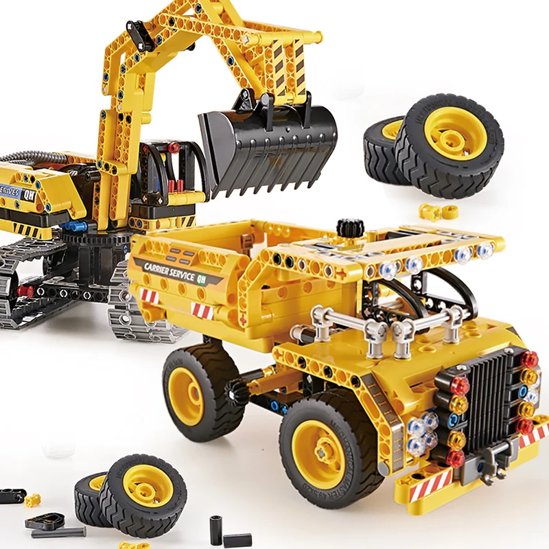 Конструкторы Technic автомобильные игрушки инженерный бульдозер экскаватор