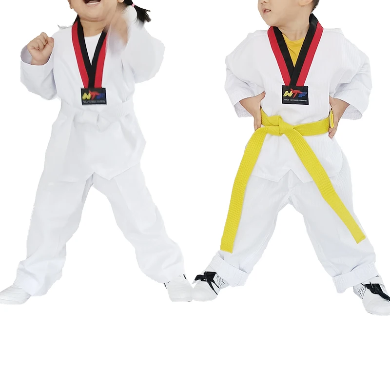 White Taekwondo Uniforms Wtf Karate Judo Taekwondo Dobok Clothes