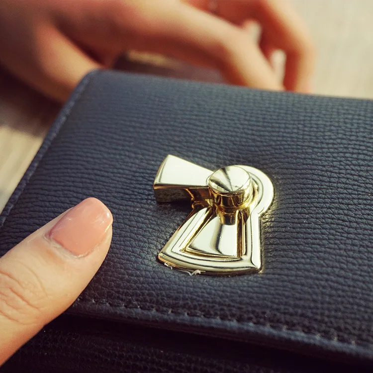 

2019 New Style Toothpick Pattern Wallet Three Fold Bow Short Women's Wallet