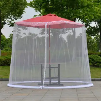 

300x230 cm Pergola with anti-mosquito net zipper net umbrella cover dining table Sun canopy anti mosquito garden shadow deck