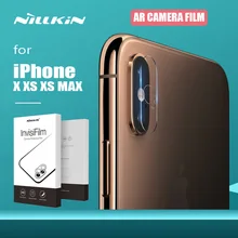 Nillkin для iPhone X XS MAX, закаленное стекло, задняя линза, защитная пленка для объектива камеры, Защита экрана для iPhone X XS Max, HD стеклянная плёнка