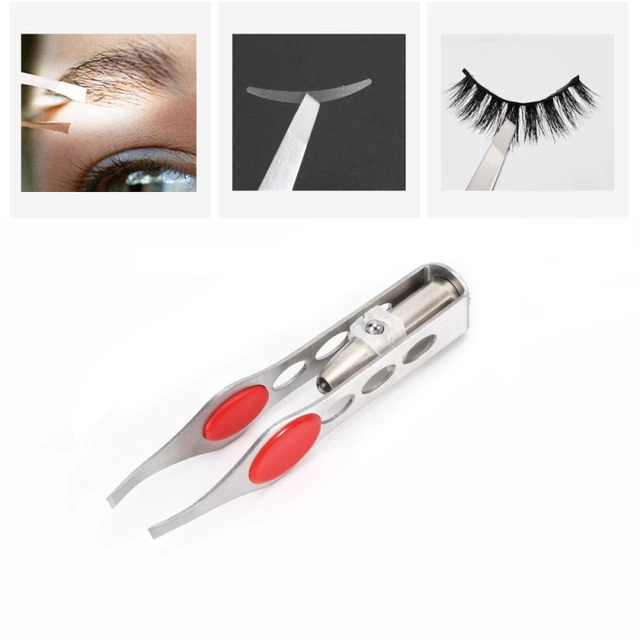 3 PCS Pince À Sourcils Avec La Lumière LED Make Up Outil Yeux