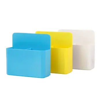 

Refrigerator Magnetic Storage Box Rubber Grid Magnet Organizer Plastic Boxes Save Space Kitchen Storage Boxes Pen Pencils Cup
