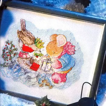 

Crazy65-3 DIY Homefun Cross Stitch Kit Packages Counted Cross-Stitching Kits New Pattern NOT PRINTED Cross stich Painting Set