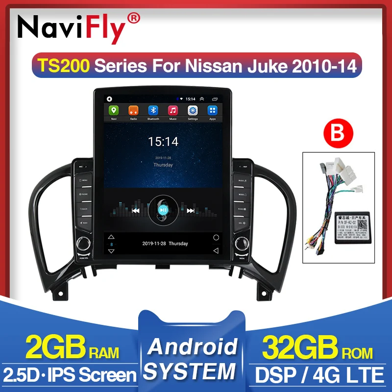 4G LTE IPS DSP 9 7-дюймовый Android 0 Автомобильный Радио Видео плеер для Nissan Juke 2010-2014