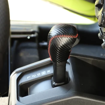 

for Suzuki Jimny 2019 Car Gear Shift Knob Head Cover Leather Accessories