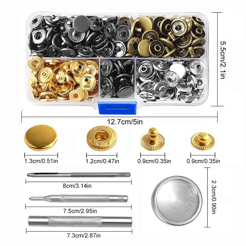 Ремесленные Инструменты Набор Оснастки набор крепежа 4 цвета металлическая кнопка пресс-шпильки с 4 шт. фиксирующий инструмент для кожи, пальто, куртка