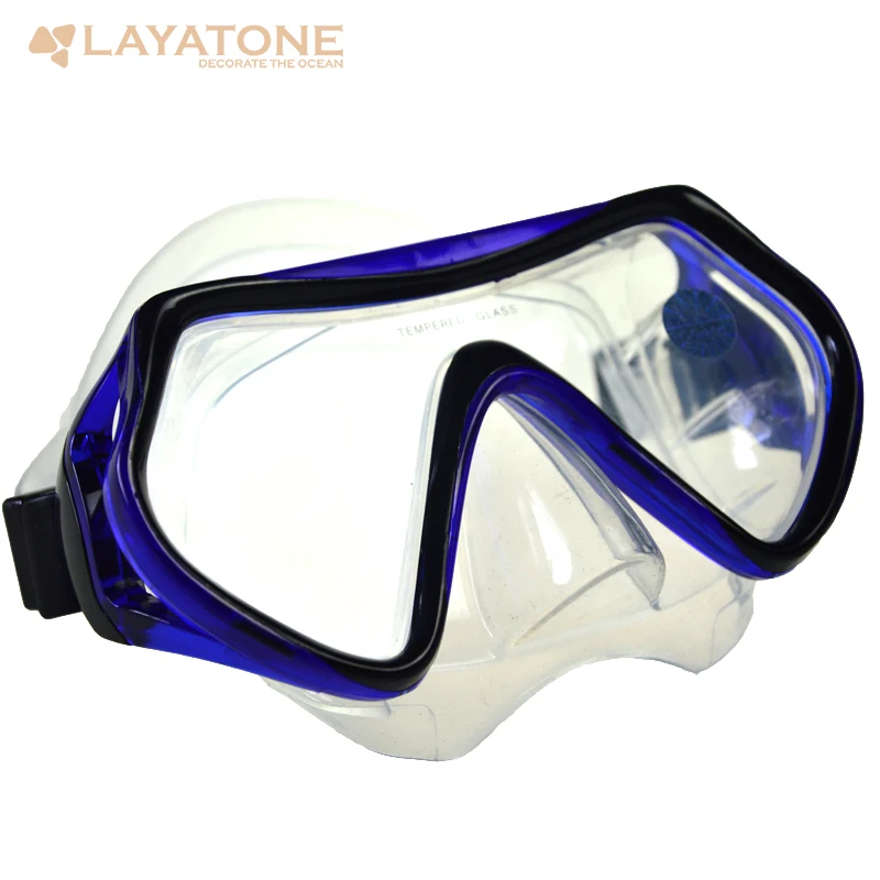 

LayaTone Diving Mask Glasses Scuba Diving Adult Tempered Glass Lens Freedive Snorkeling Swimming Spearfishing Underwater Fishing