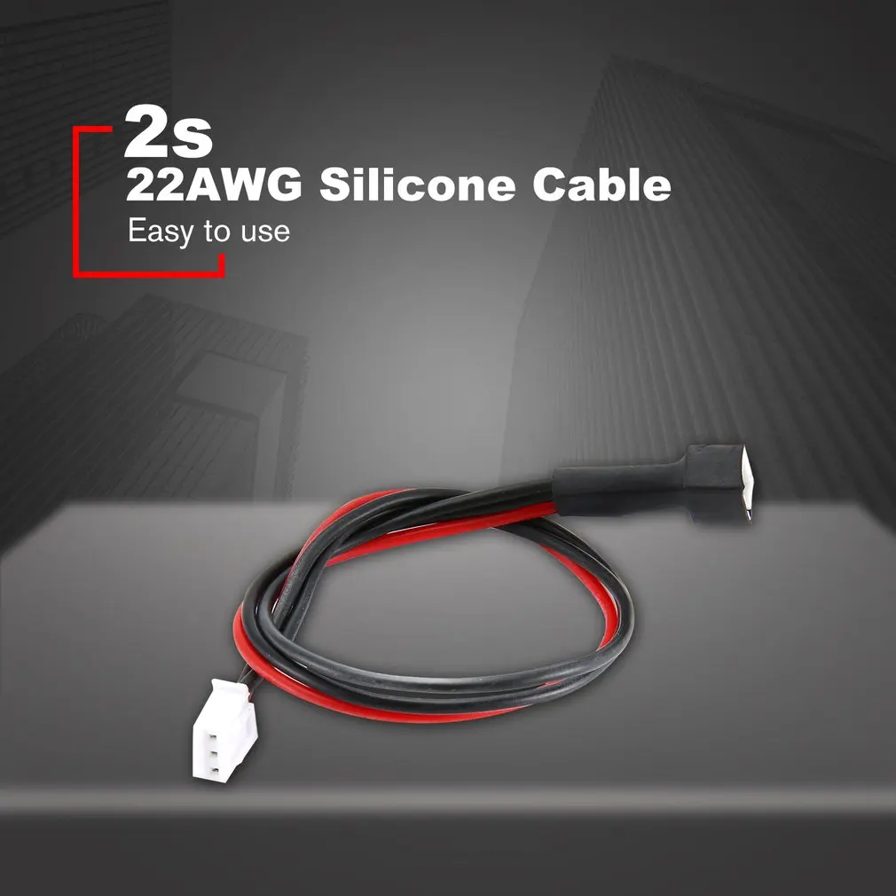 2S удлинитель зарядного кабеля 22AWG силиконовый Lipo Баланс провода линия штекер