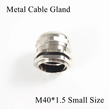 1 шт./лот M40 металлическое уплотнение кабеля IP68 Водонепроницаемый никель Латунный разъем желез для 18-25 мм Электрический провод M40* 1,5 медные скобы