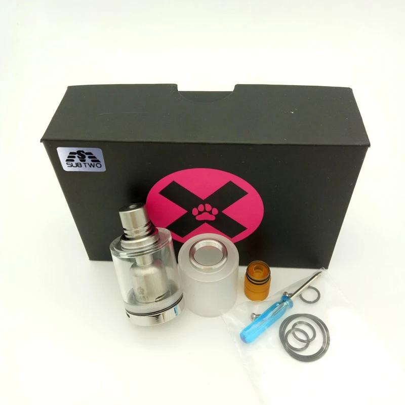

Electronic cigarette Doggystyle 2K16 RTA 1:1 with frosting tank 510 thread 3.5ml huge capacity RTA atomizer vape tank