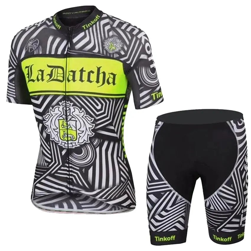 Tinkoff Pro Team летние велосипедные наборы Ropa Ciclismo Высокое качество комплект велосипедной одежды для мужчин триатлонный обтягивающий костюм Skying велосипедная форма - Цвет: 10