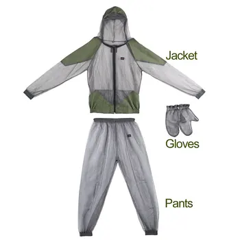 

OUTAD Lightweight Anti-Mosquito Suit Portable High Density Net Yarn for Outdoor Hunting Camping Fishing Easy to Carry