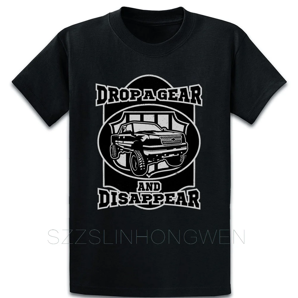 Drop A gear And disaped Runs On_Diesels футболка забавная Повседневная весенне осенняя хлопковая