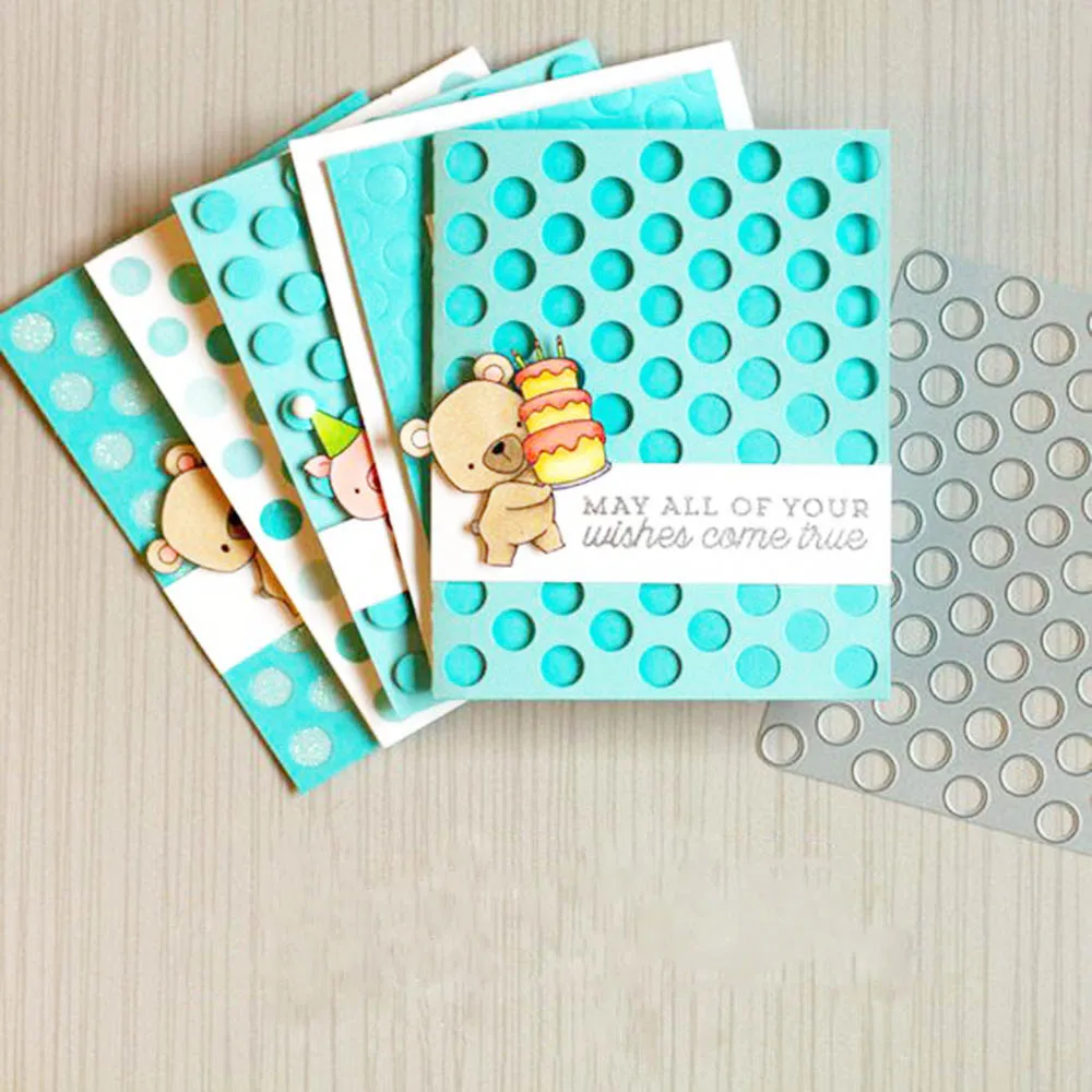 

Dot frame Metal Cutting Dies Scrapbooking Stencil for Album Paper DIY Gift Card Decoration Embossing Dies New 2019