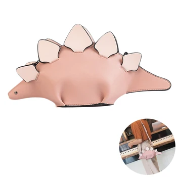 

Creative Dinosaur Monster Messenger Bag Phone Lipstick Organizer Cute Girl Totes Fashion Traveling Crossbody Bags