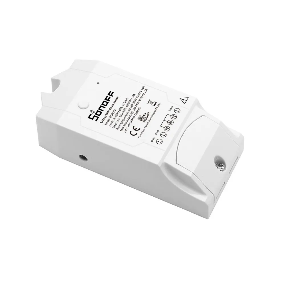 Sonoff Dual 2ch Wifi Switch Dual Lights Controlled Remote Wifi Switch