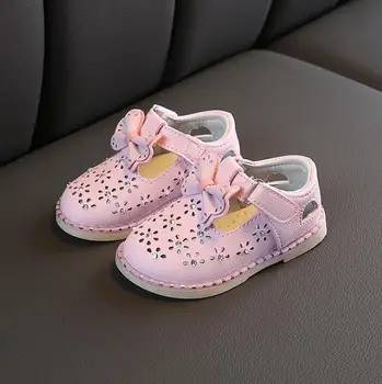 

Kids Sandals 2020 Candy color Summer Girls Sandal Bow Princess Shoes Anti-Slip Baby Sandals Toddler