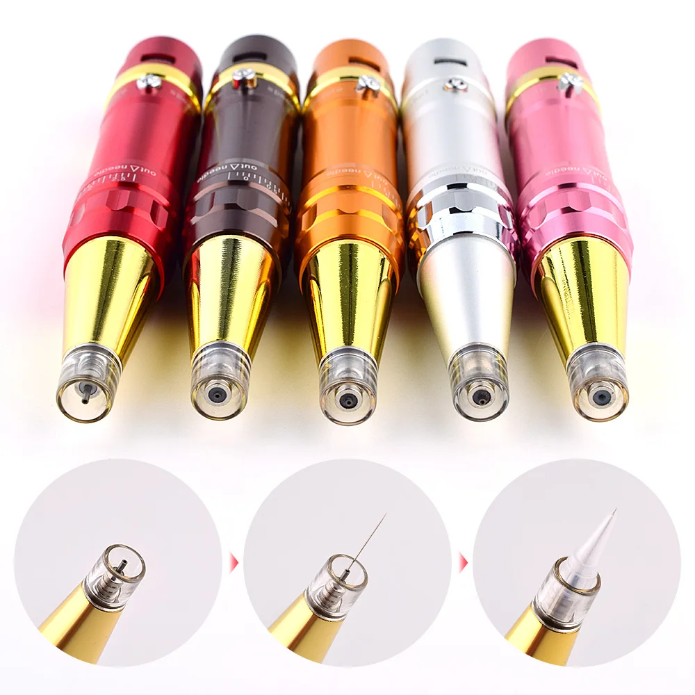  5 Colors Wireless Permanent Makeup Tattoo Machine Microblading Rechargeable Eyebrows Tattoo Pen