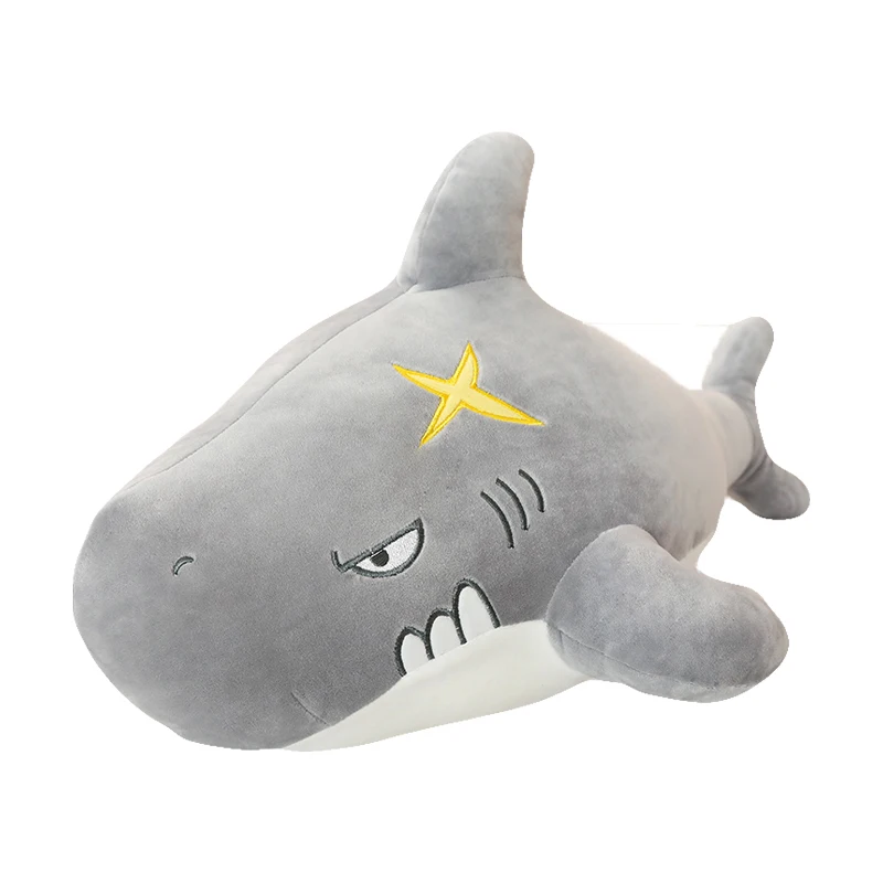 

Super soft penguin shark seal plush toy girl sleeping in bed cute doll