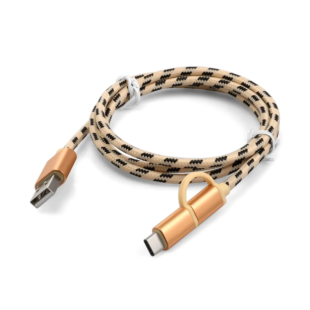 2 в 1 Type-C + Micro кабель для быстрой зарядки Samsung Usb Huawei Type-c мобильного телефона Xiaomi |