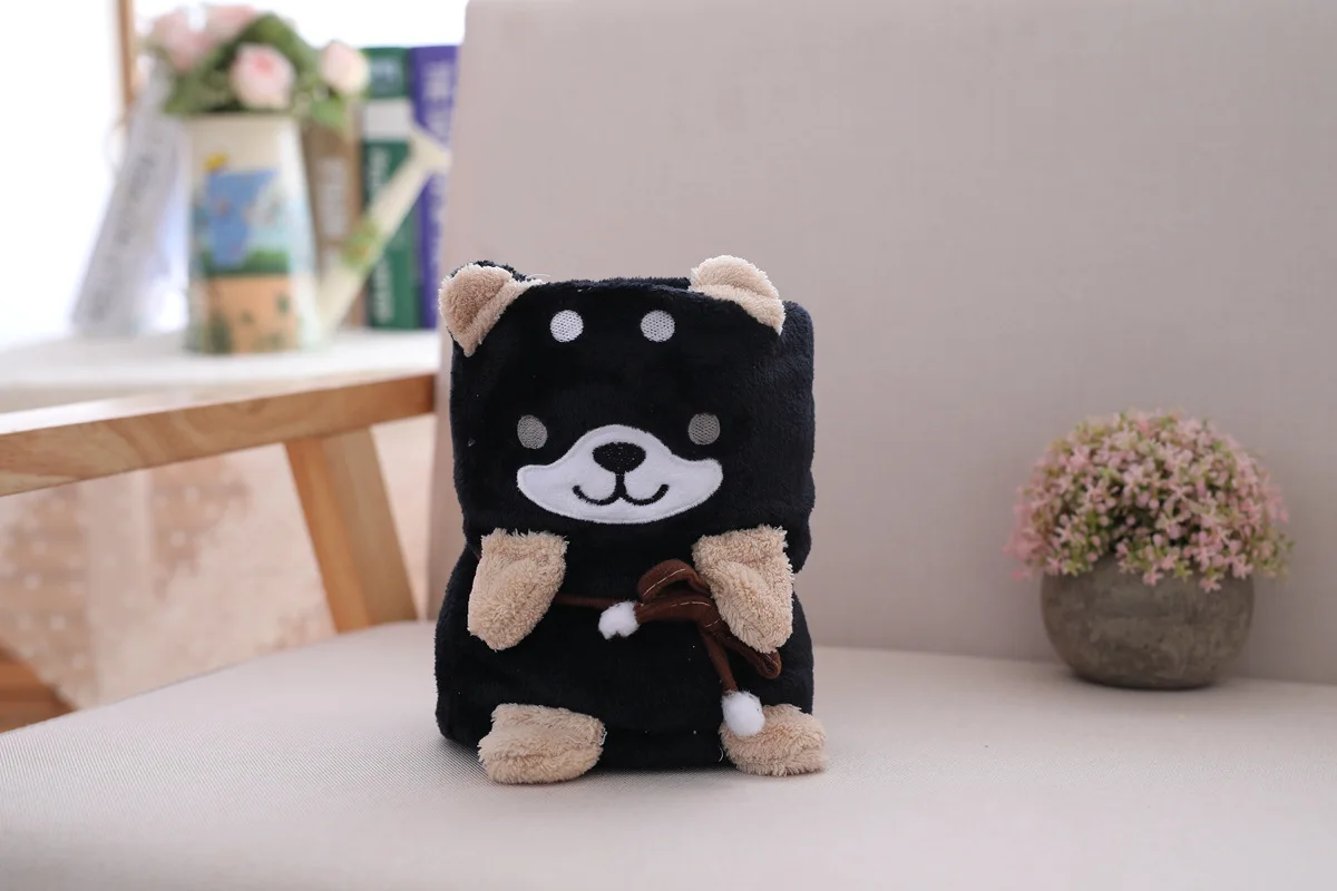 Мультфильм животных рулон ковер кондиционер офис детский сад Nap одеяло коралловый флис одеяло кран машины игрушка