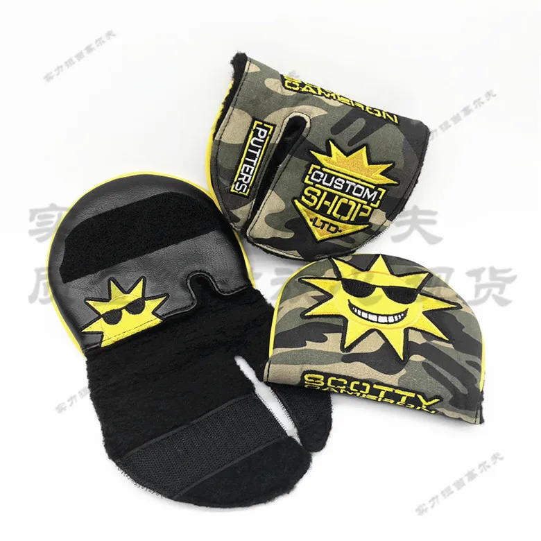Чехлы для головы с надписью T cameron milled putter cover joker scotty fastback splash paint клоун выберите Тур FUTURA полукруг