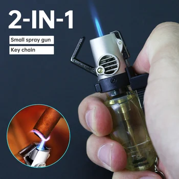 

Torch Gas Lighter Adjustable flamel Lighters cigarette Igniter Inflatable Spray Gun Lighter With Flame Lock（no gas）
