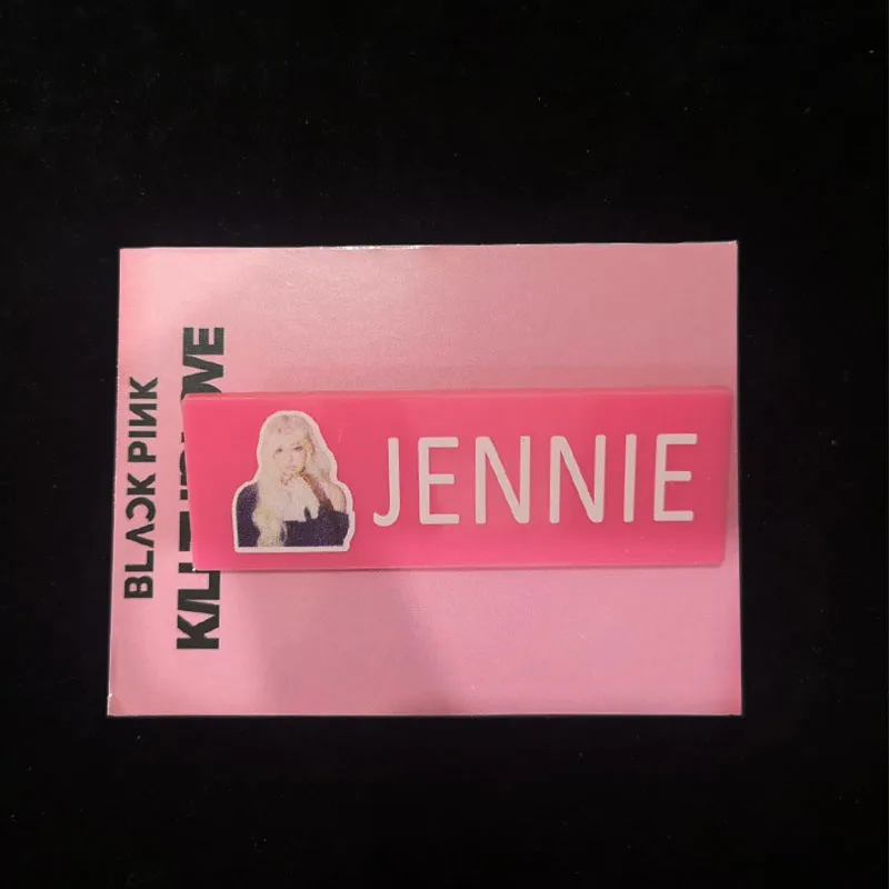 

BlackPink JENNIE LISA ROSE JISOO Badges Brooches Pin Kill This Love Metal Clothing Accessory LXX293