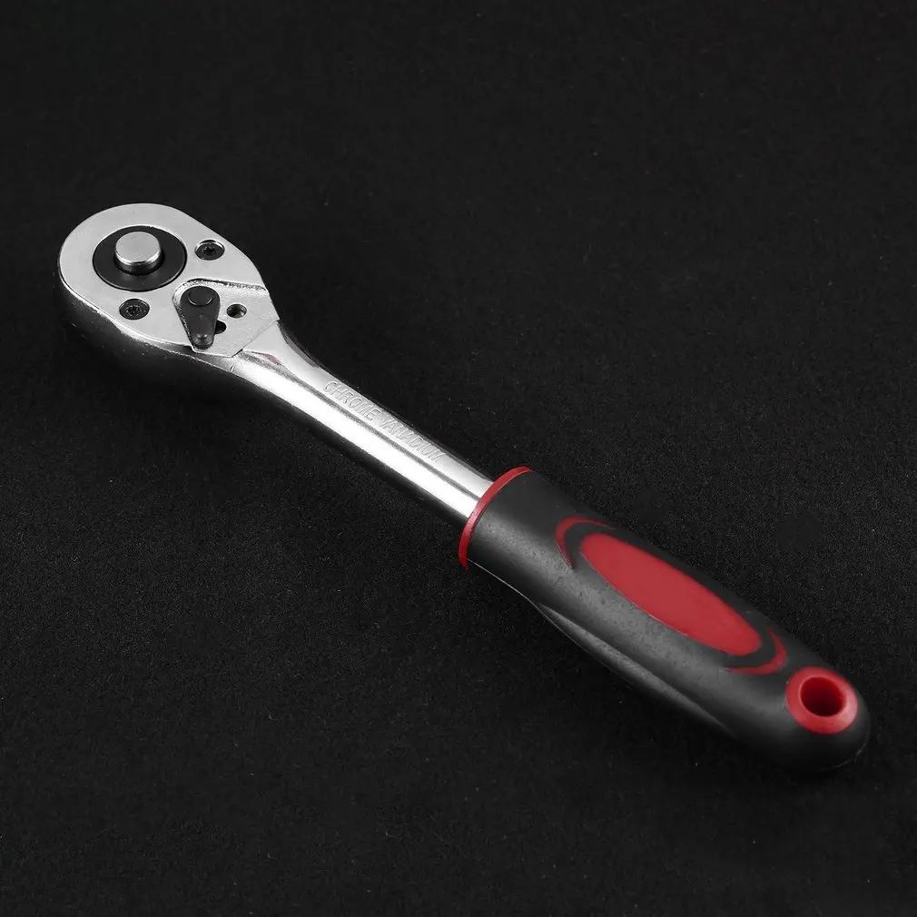 Chrome Vanadium Steel 1/2 3/8 1/4 Inch Ratchet Wrench 24 Teeth Torque Wrench Quick Release Wrench Professional Hand Tools