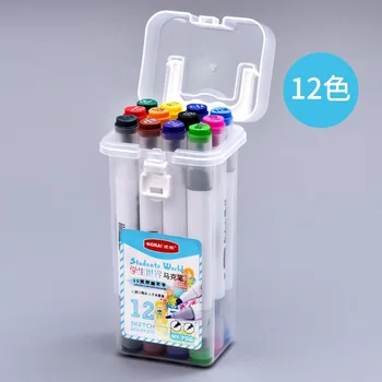 

Colorful Two Students Designer Painted Pencil Set Mark Pen